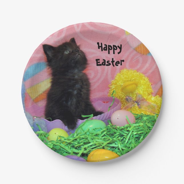 Angel's Cat / Kitten Osterer Party Paper Teller (Vorderseite)