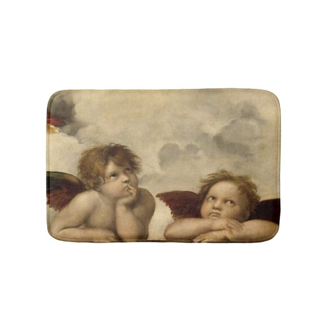 Angels Cherubs Raphael Santi Siena Badematte (Vorderseite)