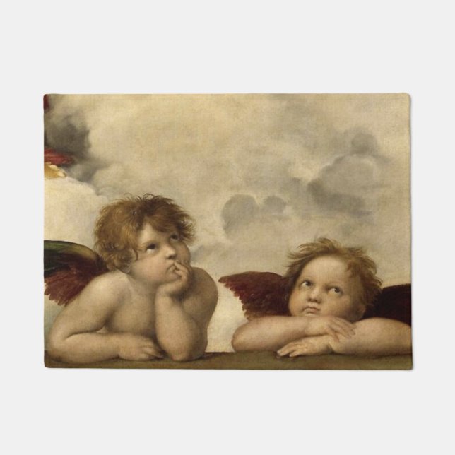 Angels Cherubs Raphael Santi Siena Fußmatte (Vorderseite)