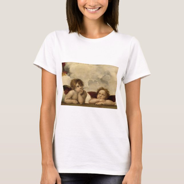 Angels Cherubs Raphael Santi Siena T-Shirt (Vorderseite)