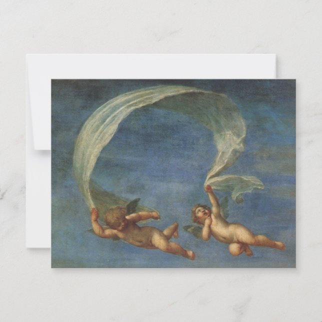 Angels Detail aus Adonis Led von Cupids von Albani (Vorderseite)