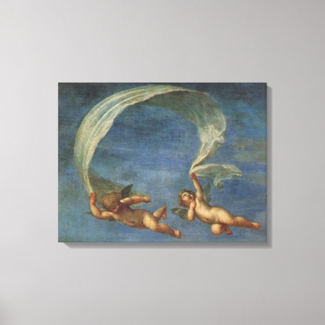 Angels Detail aus Adonis Led von Cupids von Albani Leinwanddruck (Vorderseite)