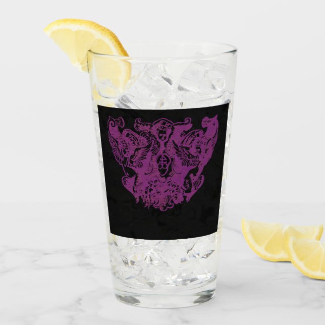 Angels – Engel Coat of arms – Emblem Glas (Vorderseite Ice)