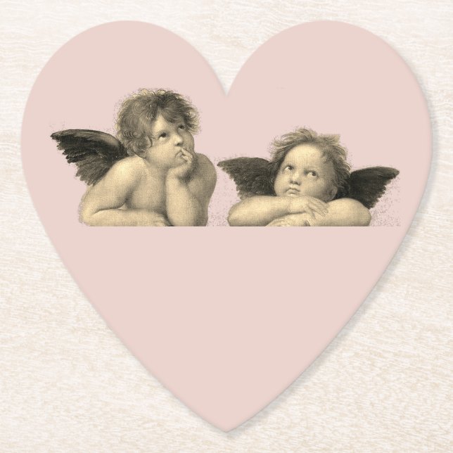 Angels Engel – Madonna Sixtina – Raphael – Raffael Untersetzer (Vorderseite)