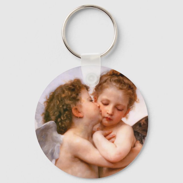 Angels First Kiss, Bouguereau Schlüsselanhänger (Vorderseite)