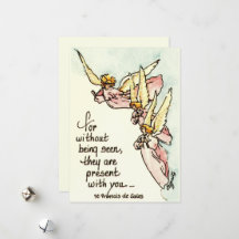 Angels From Clouds with Sprichwort of Comfort for 