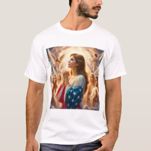 Angels Gebet für Amerika Haiku T-Shirt