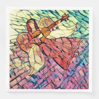 Angels gesteinigter Glass Look Serviette