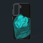 Angels Kissing , Schwarz-Grün-Design Samsung Galaxy Hülle<br><div class="desc">Angels Kissing ,  Schwarz und Grün Design - Stift Zeichnend von Krisi ArtKSZP</div>