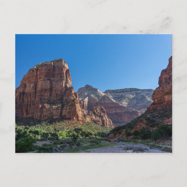 Angels Landing im Zion-Nationalpark Postkarte (Vorderseite)