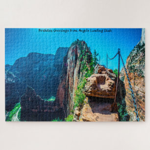 Angels Landing Utah Jigsaw Puzzle