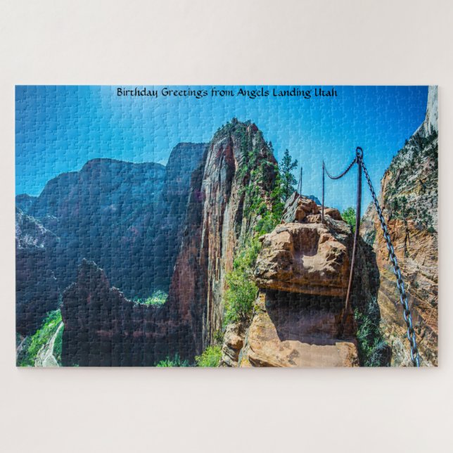Angels Landing Utah Jigsaw Puzzle (Horizontal)