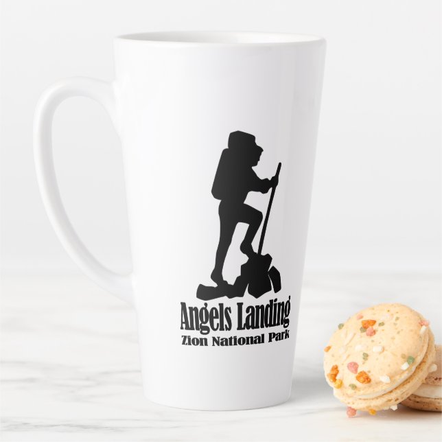Angels Landing - Zion National Park Latte Mug (En situation)