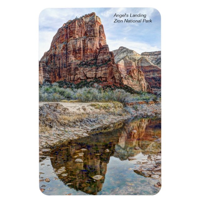 Angel's Landing Zion National Park Magnet (Vertikal)