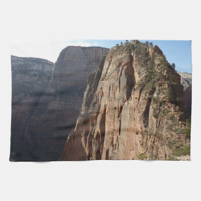 Angels Landung im Zion Nationalpark Geschirrtuch (Horizontal)
