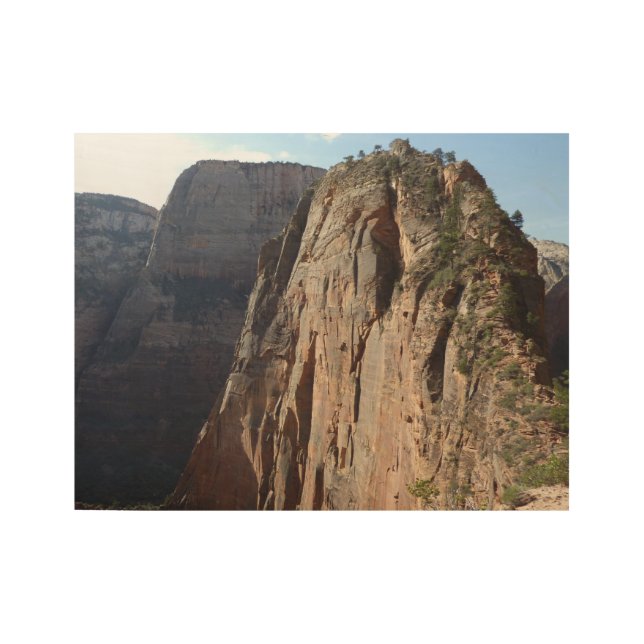 Angels Landung im Zion Nationalpark Holzposter (Vorderseite)