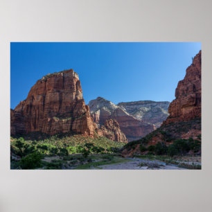 Angels Landung im Zion-Nationalpark Poster