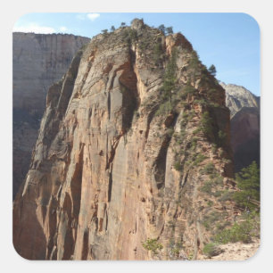 Angels Landung im Zion Nationalpark Quadratischer Aufkleber
