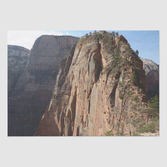 Angels Landung im Zion Nationalpark Seidenpapier (Vorderseite)
