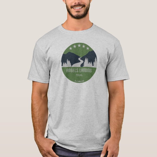Angels Landweg Zion Nationalpark T-Shirt (Vorderseite)