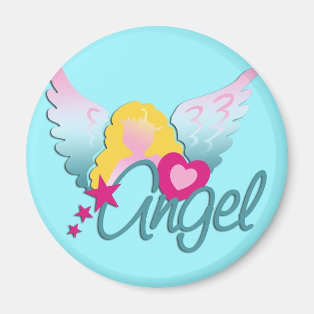 Angels Liebe | Cyan Magnet (Vorne)
