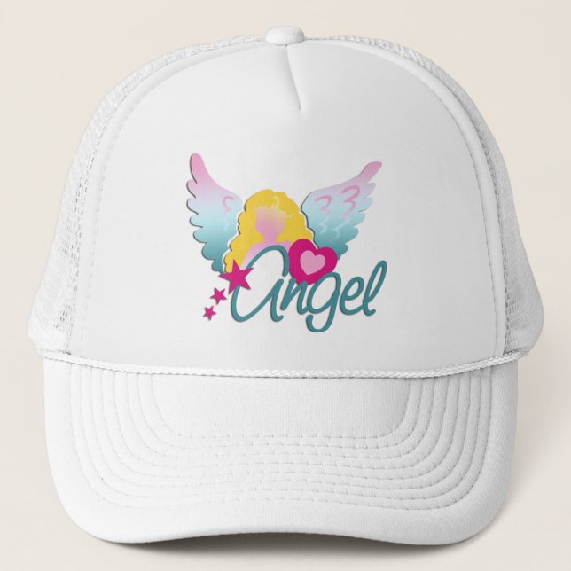 Angels Liebe Truckerkappe (Vorderseite)