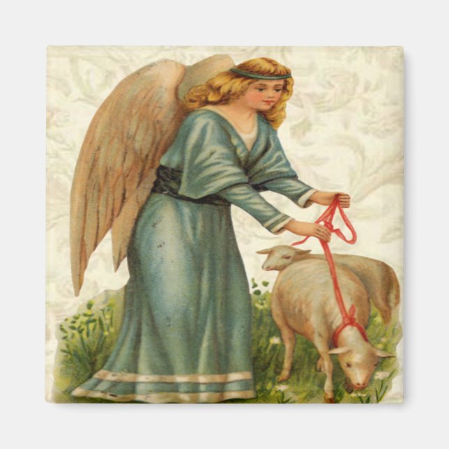 Angels Little Lamb Magnet (Vorne)