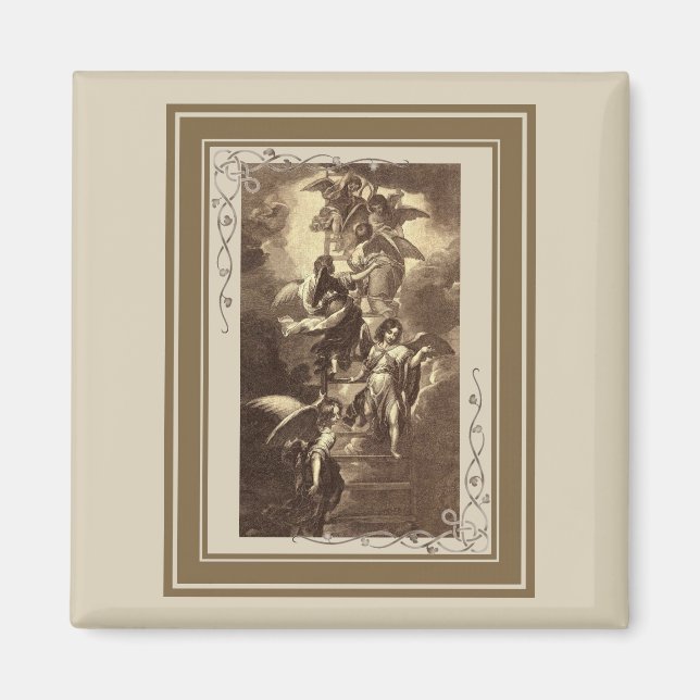 Angels on a Celestial Ladder Magnet (Vorne)