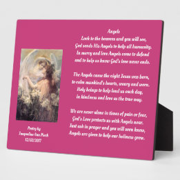 Angels Poetry Fotoplatte