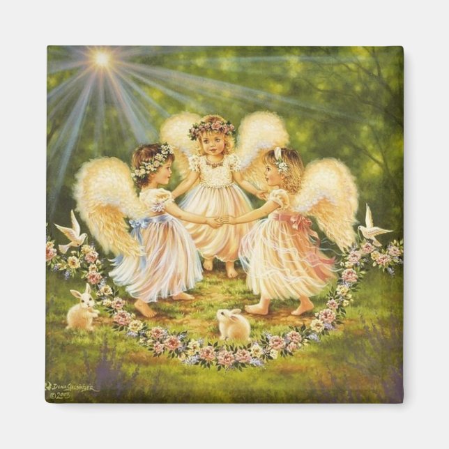 Angels tanzend Magnet (Vorne)