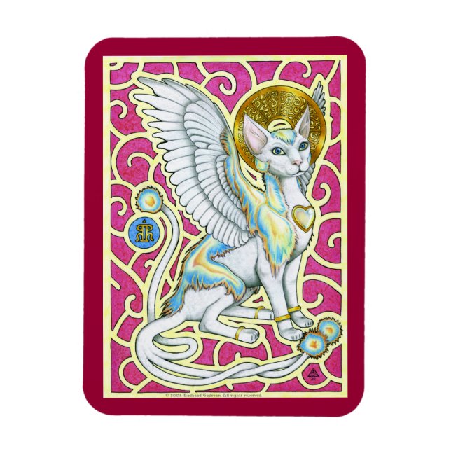 Angels Walk auf 4 Paws Premium Magnet (Vertikal)