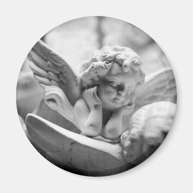 Angels Watching Over Me (magnt rnd) Magnet (Vorne)