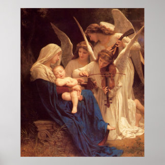 Angels Wilhelm Bouguereau Kunstmuseum Poster