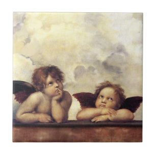 ANGELS/Winged Cherubs, Wolken, Raffaello Sanzio Fliese