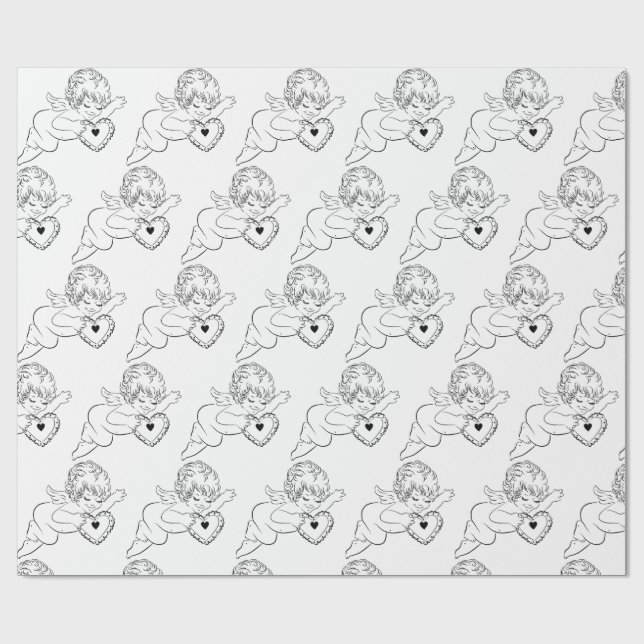 Angels Wrapping Paper Geschenkpapier (Flach)