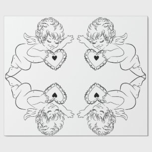 Angels Wrapping Paper Geschenkpapier