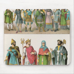 Angelsächsisches Kleid Mousepad