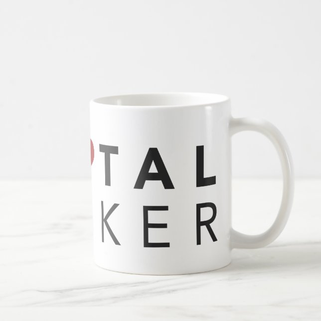 AngelTasse des verfolger-(Herz) Kaffeetasse (Rechts)