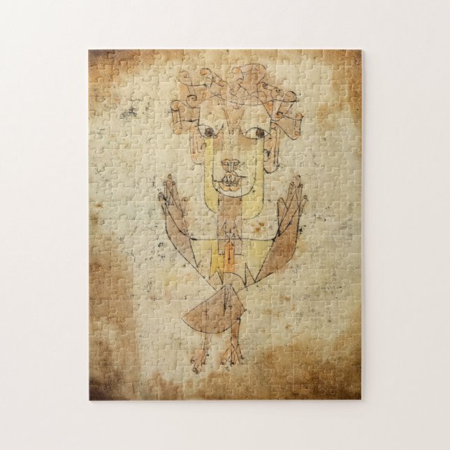 Angelus Novus von Paul Klee (Vertikal)