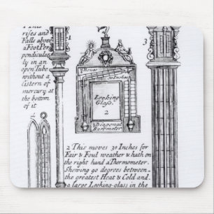 Angemerkte Illustration von Pendent, diagonal Mousepad