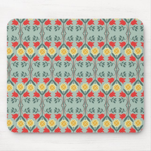 Angemessenes Insel fairisle retro Hipstermit Mousepad (Vorne)