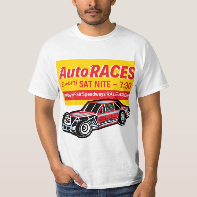 Angemessenes Racearena Auto Danbury läuft Bill T-Shirt (Vorderseite)
