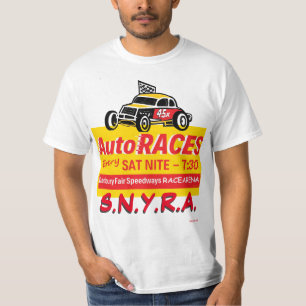 Angemessenes Racearena Auto Danbury läuft T-Shirt