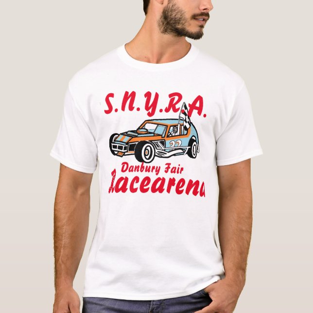 Angemessenes Racearena SNYRA Logo Kunst-Davis T-Shirt (Vorderseite)