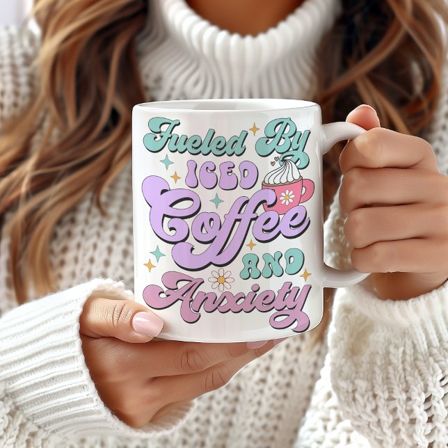 Angenährt von Icced Coffee and Angstgefühl Tasse (Von Creator hochgeladen)