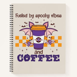 Angenährt von Spooky Vibes und Kaffee Notizbuch