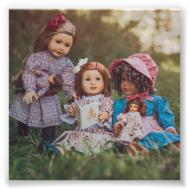 Angenehme Mädchen Fotodruck