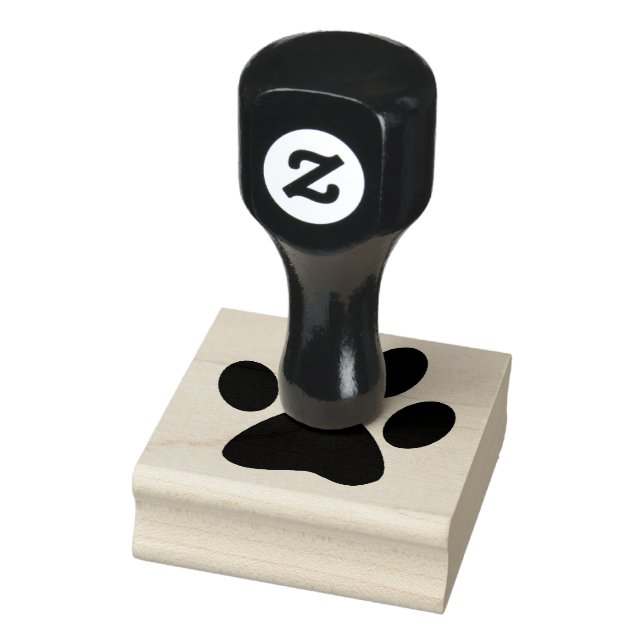 Angenehme Paw Print 1 Zoll Tinte Briefmarke Gummistempel (Stempel)