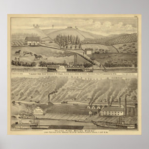 Angenehmer Aussichtsbetrieb Poster