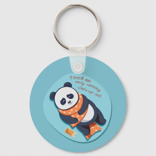 Angenehmer Panda-Notruf Schlüsselanhänger